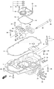 DF 175 drawing Engine Holder