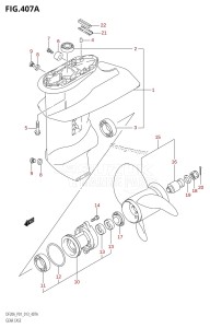 DF20A From 02002F-310001 (P01 P40)  2013 drawing GEAR CASE