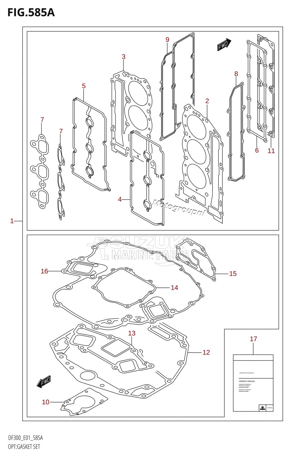 OPT:GASKET SET