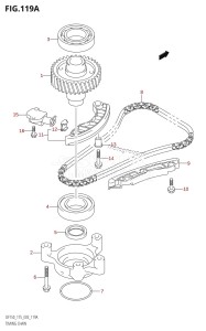 DF175T From 17502F-110001 (E03)  2011 drawing TIMING CHAIN