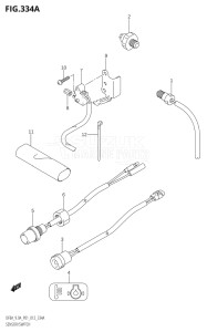 00994F-210001 (2012) 9.9hp P01-Gen. Export 1 (DF9.9A  DF9.9AR) DF9.9A drawing SENSOR / SWITCH (DF8A:P01)