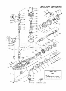 FL225BETX drawing PROPELLER-HOUSING-AND-TRANSMISSION-3