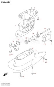 DF40A From 04003F-040001 (E01)  2020 drawing DRIVE SHAFT HOUSING (DF50AVTH:E01)