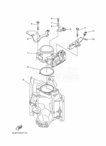 FL300BET1X drawing THROTTLE-BODY