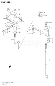 14003Z-410001 (2014) 140hp E01-Gen. Export 1 (DF140AZ) DF140AZ drawing CLUTCH SHAFT