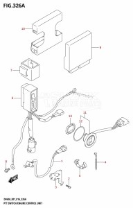 DF50A From 05003F-610001 (E01)  2016 drawing PTT SWITCH /​ ENGINE CONTROL UNIT (DF40A:E01)