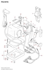 DF175T From 17502F-210001 (E03)  2012 drawing OPT:REMOTE CONTROL ASSY DUAL (1)