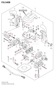 DF300 From 30001F-780001 (E03)  2007 drawing OPT:REMOTE CONTROL ASSY DUAL (K8,K9,K10,011)