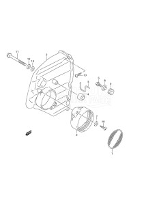 Outboard DF 25 drawing Silencer