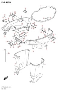 DF175ZG From 17502Z-510001 (E03)  2015 drawing SIDE COVER (DF150TG:E03)