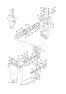 Outboard DF 140A drawing Top Mount Single (2)