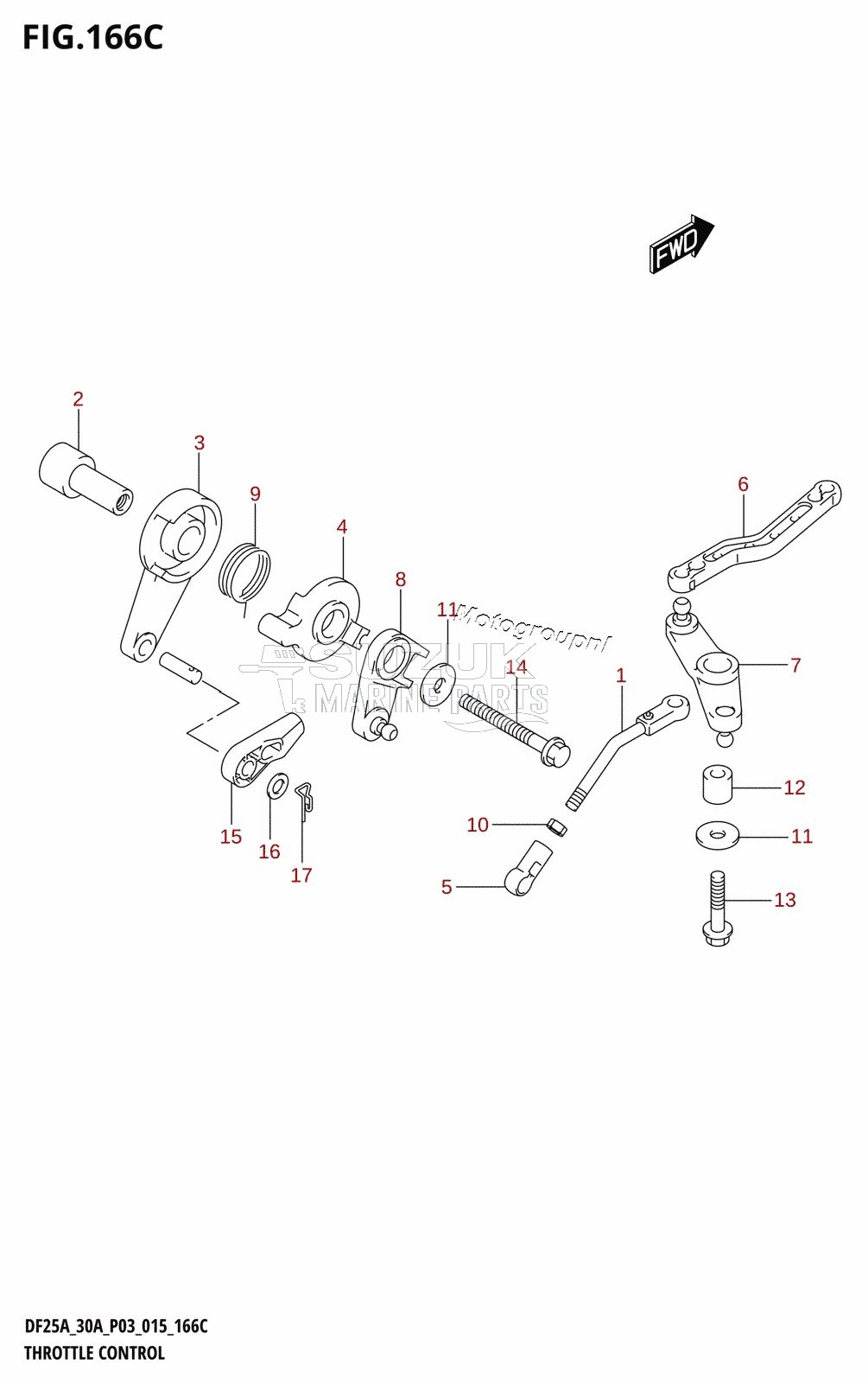 THROTTLE CONTROL (DF25AT:P03)