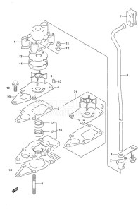 DF 4 drawing Water Pump