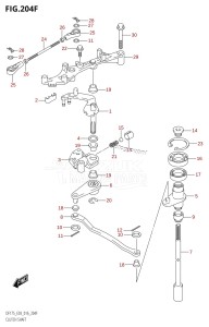 DF175Z From 17502Z-610001 (E03)  2016 drawing CLUTCH SHAFT (DF175TG:E03)