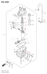 09003F-510001 (2005) 90hp E01 E40-Gen. Export 1 - Costa Rica (DF90A  DF90ATH) DF90A drawing FUEL VAPOR SEPARATOR (DF70A:E01)