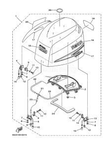 F225TXRE drawing FAIRING-UPPER