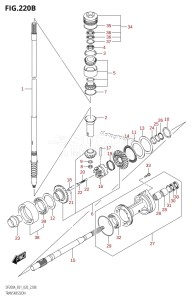 DF150A From 15003F-040001 (E01 E40)  2020 drawing TRANSMISSION (DF200AZ)