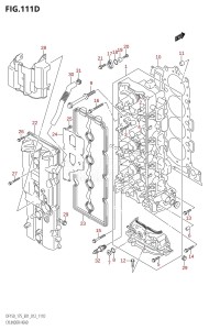 DF175Z From 17502Z-210001 (E01 E40)  2012 drawing CYLINDER HEAD (DF150Z:E40)