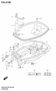 DF4A From 00403F-440001 (P01)  2024 drawing LOWER COVER (DF5A,DF6A)