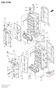 DF200Z From 20002Z-410001 (E03)  2014 drawing CYLINDER HEAD (DF200Z:E03)