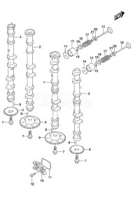 DF 225 drawing Camshaft