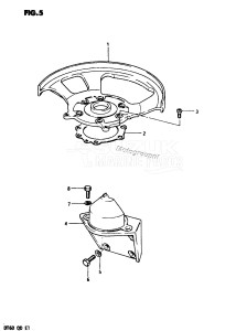 DT60 From 06001-301001 ()  1983 drawing UPPER OIL SEAL HOUSING