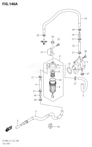 11505Z-240001 (2022) 115hp E11 E40-Gen. Export 1-and 2 (DF115BZG  DF115BZG    DF115BZG) DF115BZG drawing FUEL PUMP