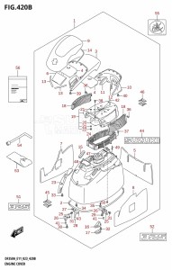 DF325A From 32501F-340001 (E01 E40)  2023 drawing ENGINE COVER (DF325A)