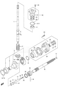 Outboard DF 90A drawing Transmission