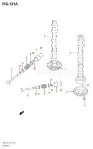 DF40 From 04001F-971001 (E01)  1999 drawing CAMSHAFT