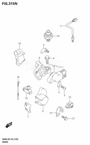 DF60A From 06002F-510001 (E01 E40)  2015 drawing SENSOR (DF50AVT:E01)