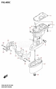 DF25A From 02504F-810001 (P01)  2018 drawing DRIVE SHAFT HOUSING (DF30AQ)