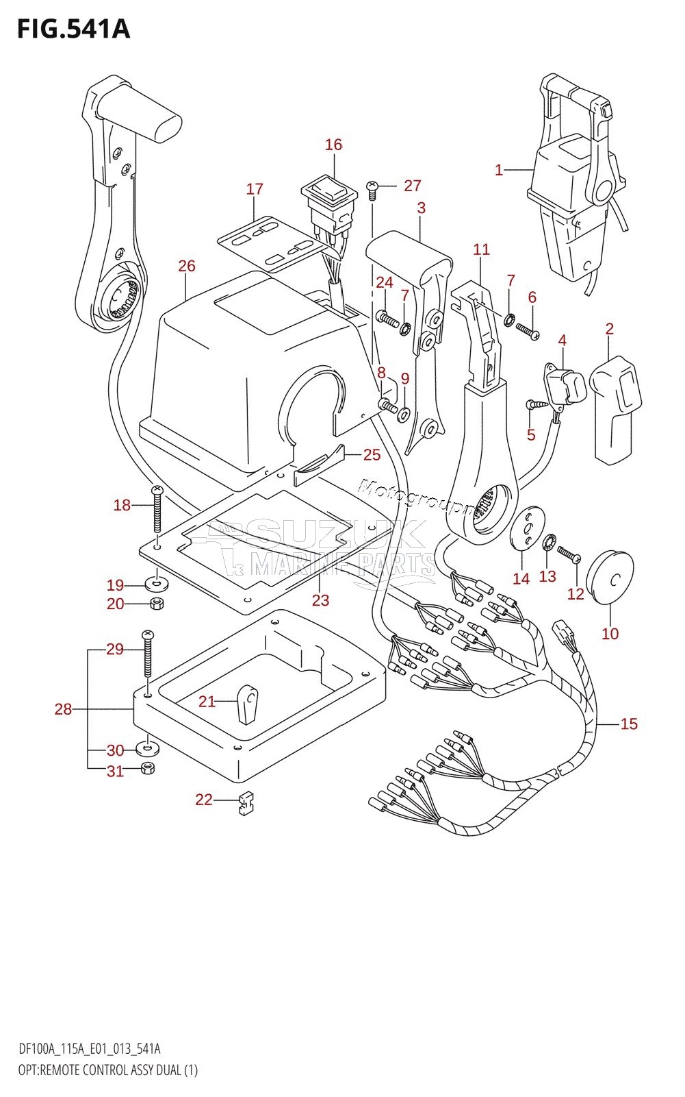 OPT:REMOTE CONTROL ASSY DUAL (1)