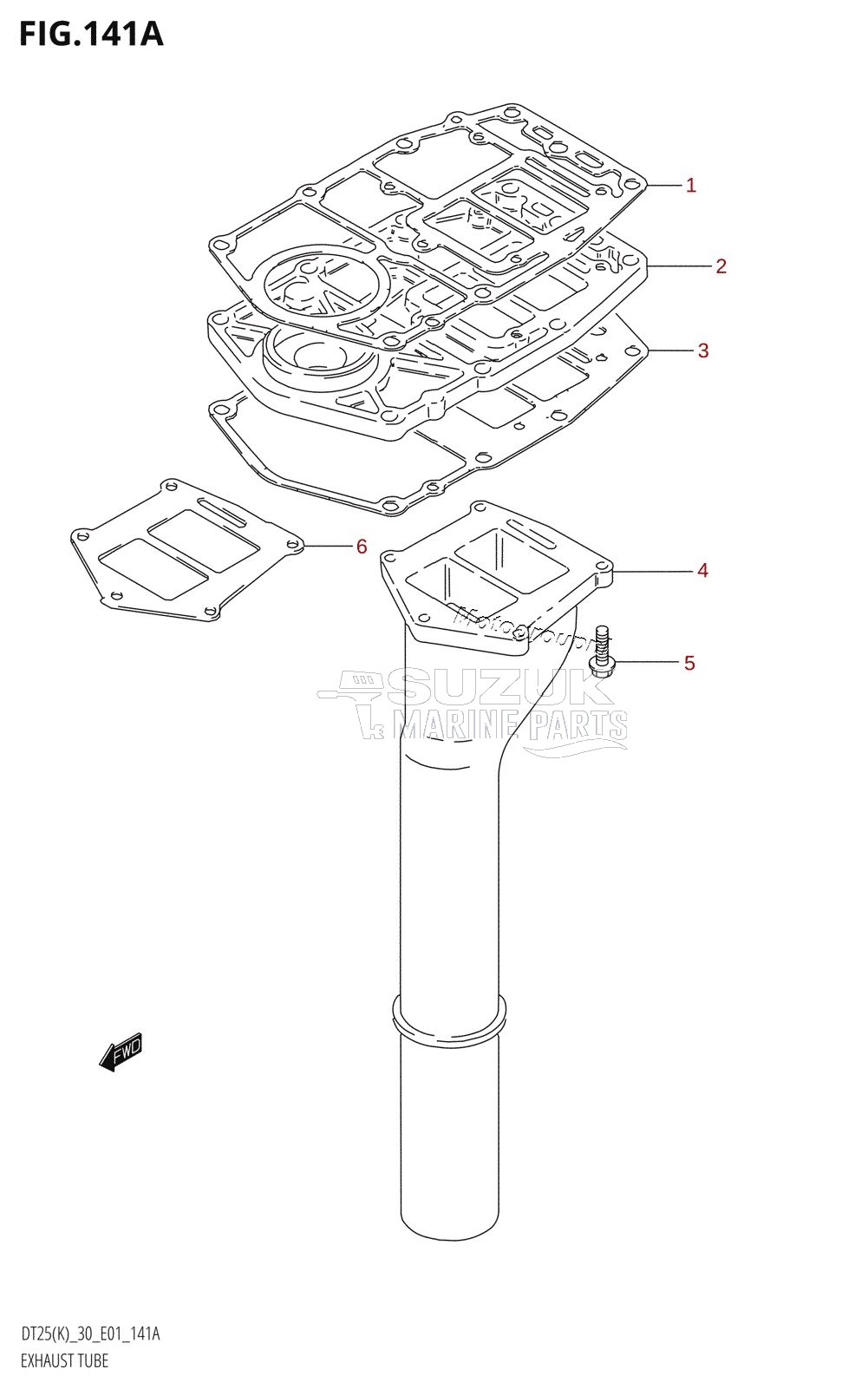 EXHAUST TUBE