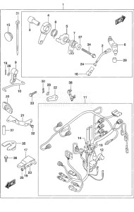 Outboard DF 25A drawing Remote Control Parts Non-Remote Control