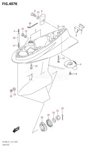 DF140AZ From 14003Z-710001 (E11 E40)  2017 drawing GEAR CASE (DF115AST:E03)