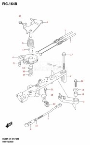 DF200AZ From 20003Z-510001 (E01 E40)  2015 drawing THROTTLE ROD (DF200AZ)