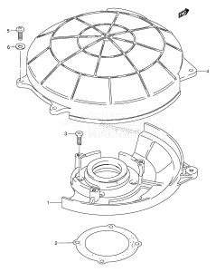 DT85TC From 8501-461001 ()  1995 drawing OIL SEAL HOUSING (WT,WQ,WHQ ~MODEL:94)