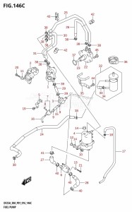 DF30A From 03003F-610001 (P01 P40)  2016 drawing FUEL PUMP (DF25AT:P01)