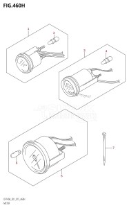 DF115AZ From 11503Z-510001 (E01 E40)  2015 drawing METER (DF140AZ:E40)