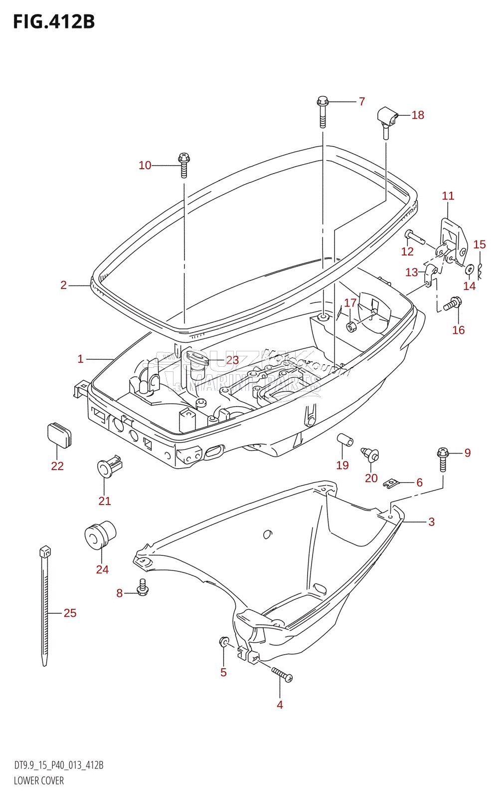 LOWER COVER (DT9.9K:P40)