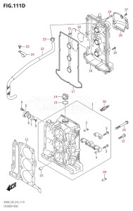 05004F-610001 (2016) 50hp E03-USA (DF50AVT) DF50A drawing CYLINDER HEAD (DF50AVT:E03)