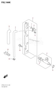 DF80A From 08002F-710001 (E03)  2017 drawing FUEL INJECTOR (DF90ATH:E40)