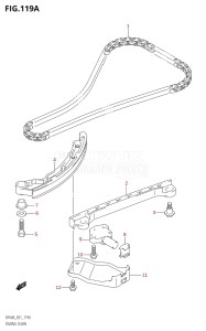 04004F-110001 (2011) 40hp E34-Italy (DF40AST) DF40A drawing TIMING CHAIN