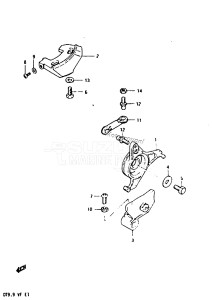 DT9.9 From 00993-406191-412879 ()  1984 drawing THROTTLE CONTROL