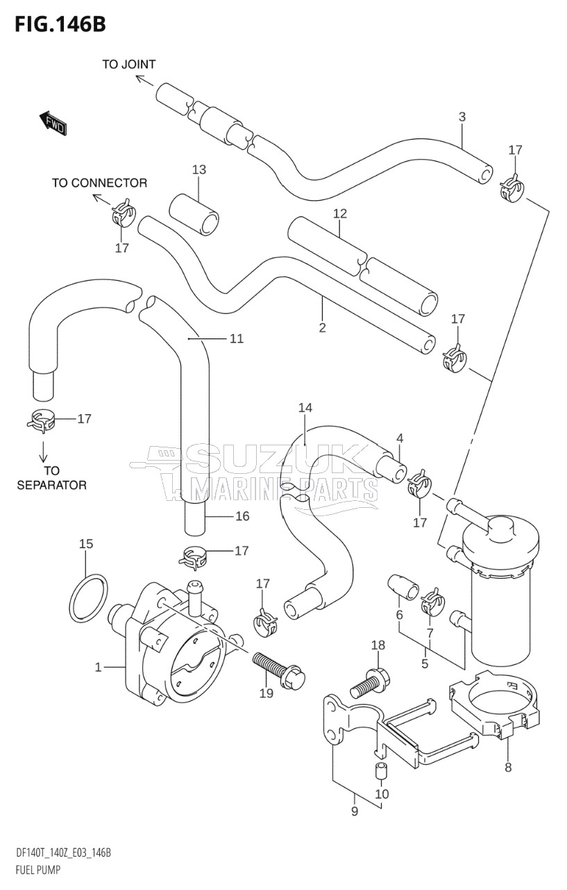 FUEL PUMP (K6,K7,K8,K9,K10,011)