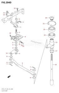 DF150 From 15002F-210001 (E01 E40)  2012 drawing CLUTCH SHAFT (DF150Z:E40)