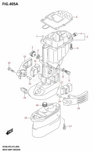 DF9.9B From 00995F-510001 (P03)  2015 drawing DRIVE SHAFT HOUSING