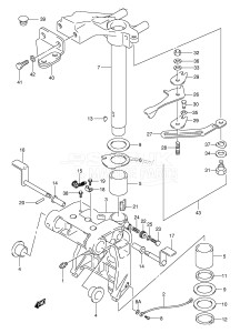 DF25QR From 02501F-251001 ()  2000 drawing SWIVEL BRACKET