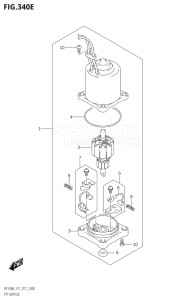 10003F-710001 (2017) 100hp E11-Gen. Export 2 (DF100AT) DF100A drawing PTT MOTOR (DF115AZ:E40)